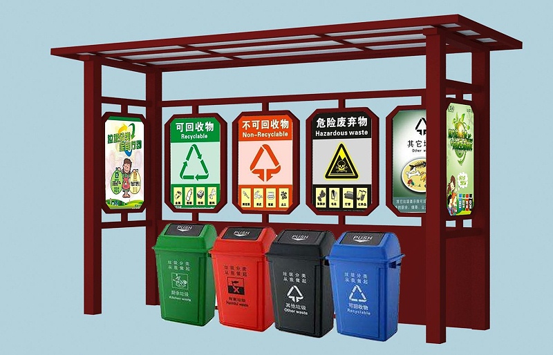 今天的垃圾，你分類了嗎——分類垃圾亭