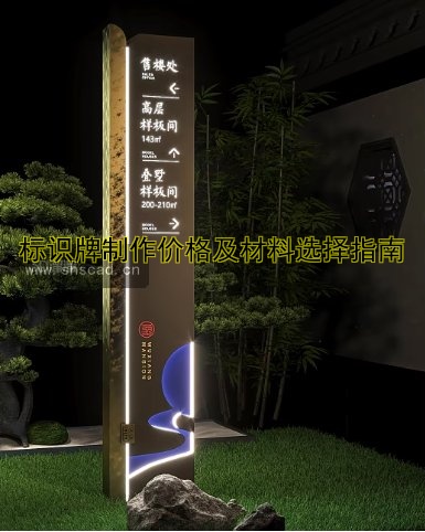 標(biāo)識牌制作價(jià)格及材料選擇指南